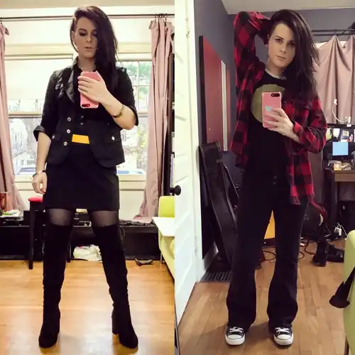 It took me 39 years to become the hot enby girl I always wanted to be, but I did it. 🥰