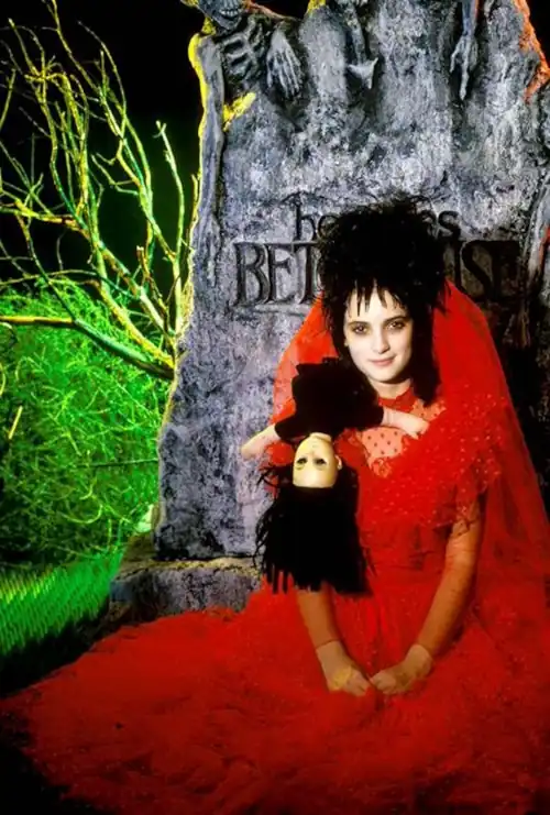 As Lydia Deetz in Beetlejuice (1988)