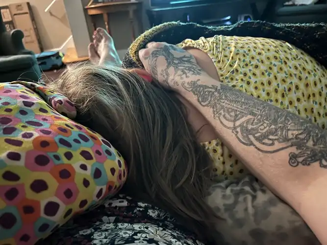This woman has been falling asleep on me for almost 15 years, and I wouldn’t have it any other way.