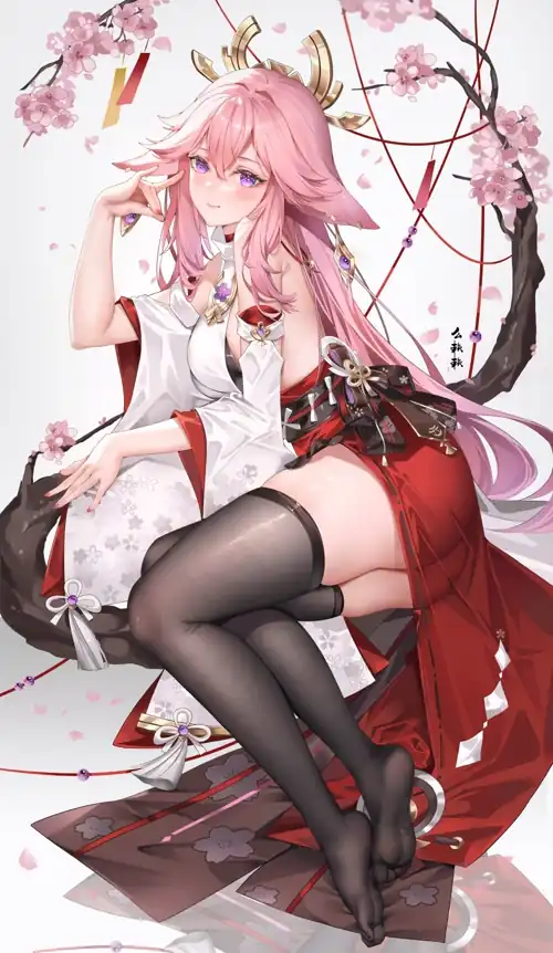 Yae spotlight (么赖赖) [Genshin Impact]