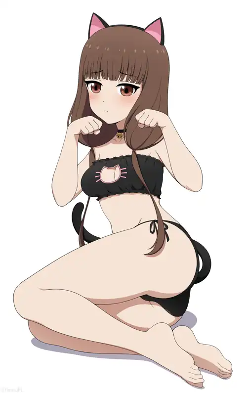 Miko Iino cat lingerie