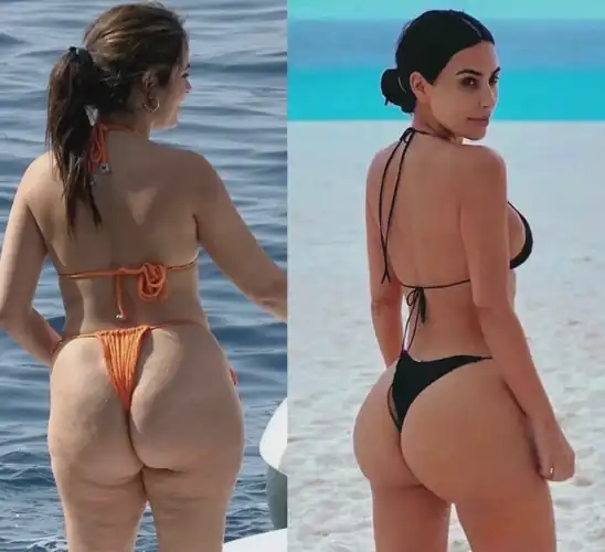 What would you rather have? Camila Cabello's big real ass or Kim Kardashian's fake big ass?