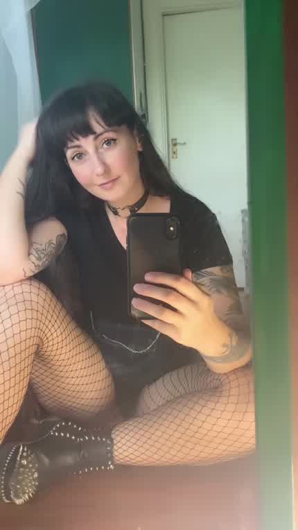Collared and chained for our date 💕