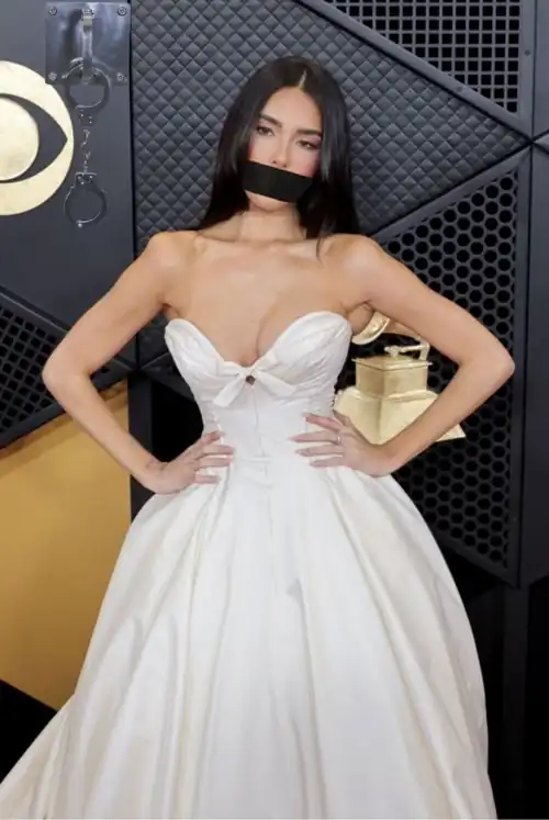 Madison Beer gagged