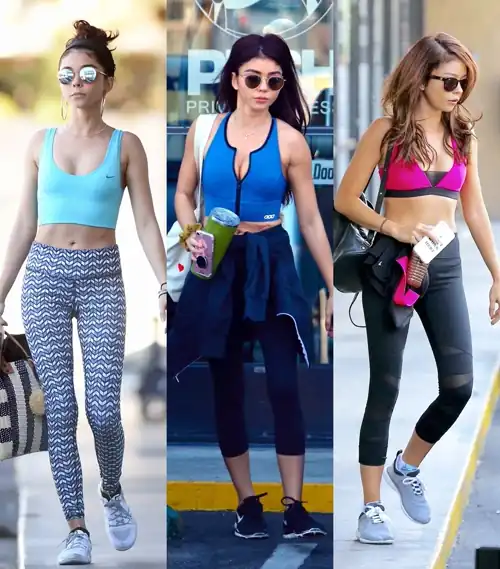Sarah always looks hot going to the gym