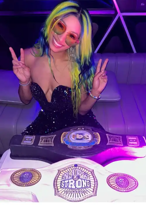 Mercedes at her party after Forbidden Door