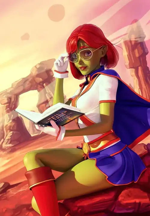 Miss Martian - (DC Comics) - [Artist: Yevhen Nesterovych]
