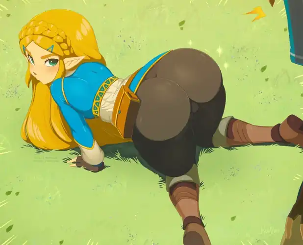 Princess Zelda wants to witness the power of the Master Sword 💕 (Merunyaa)