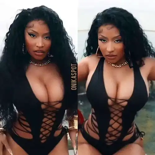 If we were neighbors, would you cum over every day to goon to mommy Nicki? You can borrow my used fleshlight