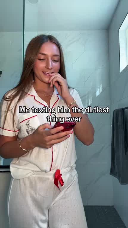 The only thing hotter than a dirty mind is a dirty text