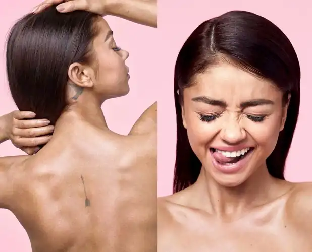 Sarah is stunning (especially without a top)