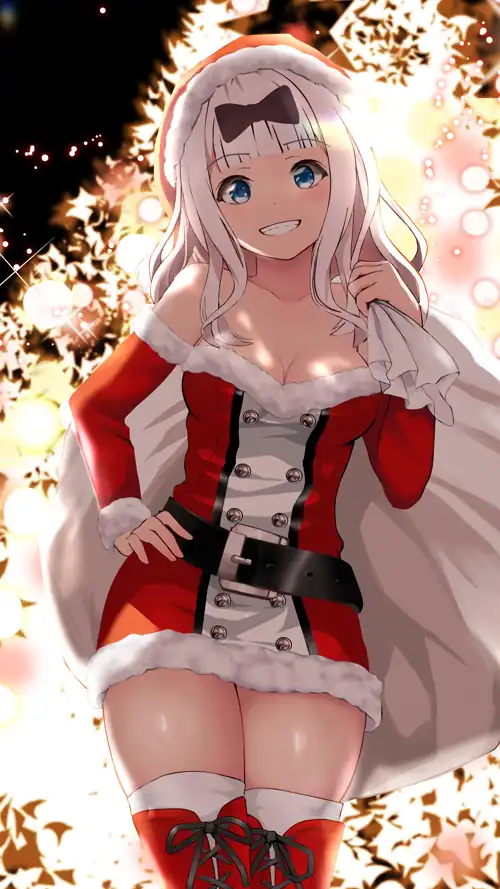 Christmas Chika Fujiwara [Kaguya-sama] (2160x3840)