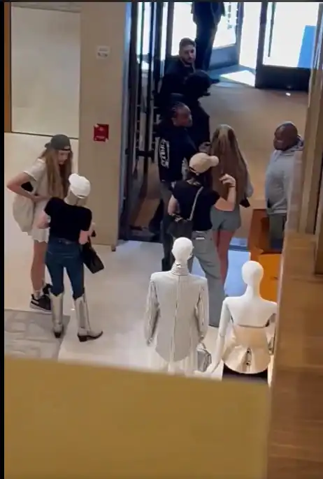 Lana spotted shopping with quavo in New York City today