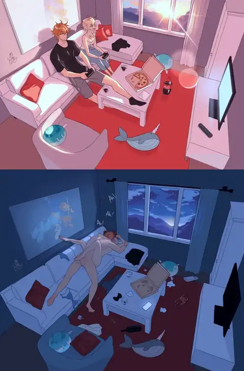 I was never really a fan of drinking at home, but when I moved it with my friend it became a bit more fun ~